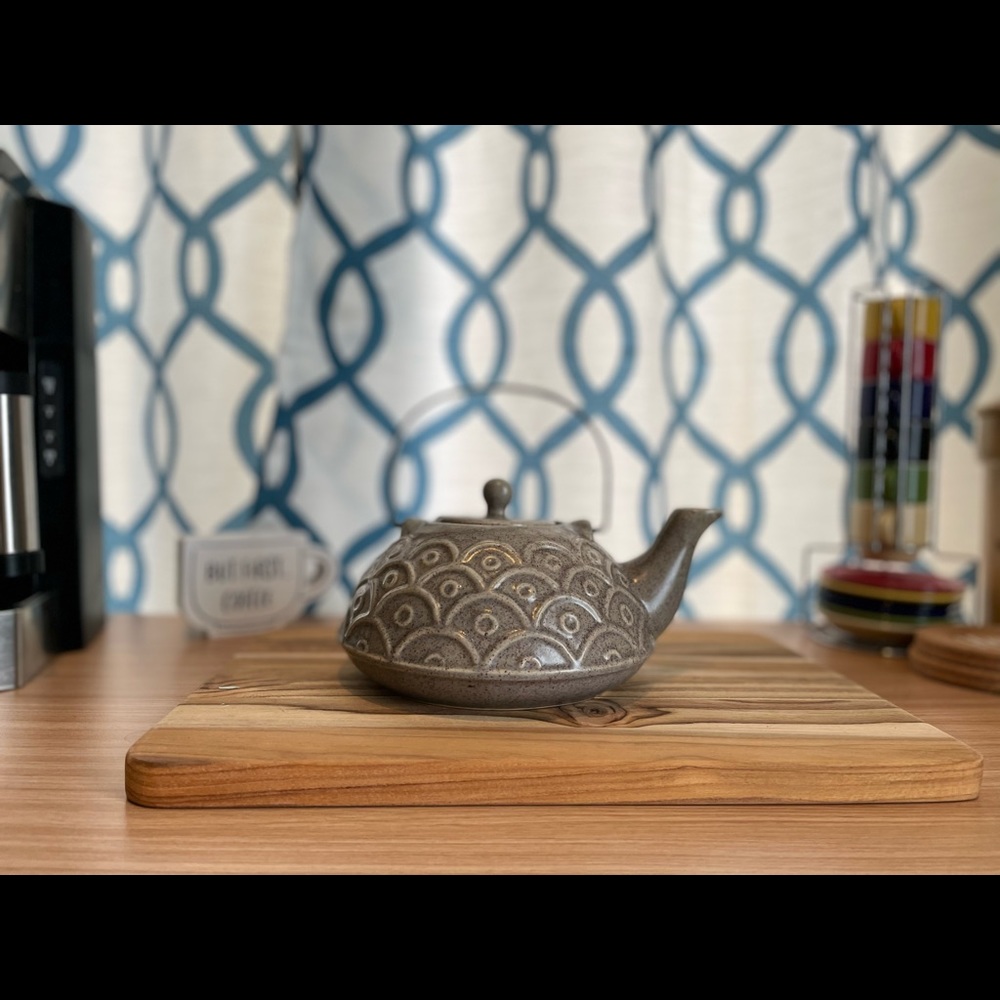Stone Detailed Teapot